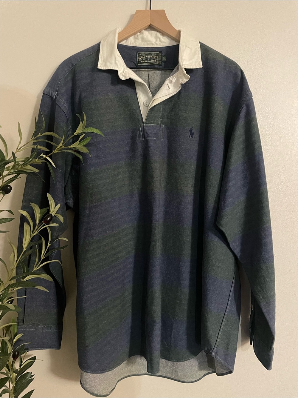 Vintage Ralph Lauren Polo Country Long Sleeve Rugby Polo